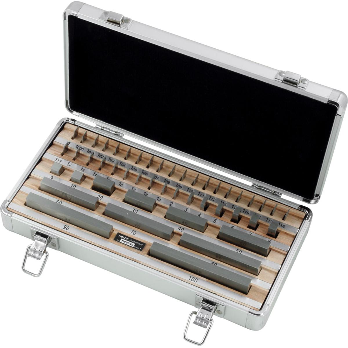 BỘ CĂN MẪU PHẲNG, CẤP CHÍNH XÁC 2 HOLEX 480500 47 CHI TIẾT BỘ CĂN MẪU PHẲNG, CẤP CHÍNH XÁC 2 HOLEX 480500 47 CHI TIẾT